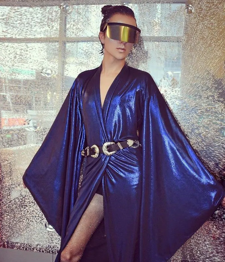 Blue Kimono Fashion